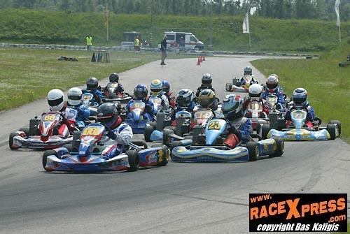 Start race 1 Rotax Max Junioren